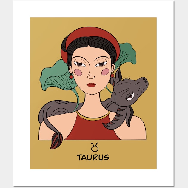 Taurus Constellation: Practical And Reliable | Astrology Art Wall Art by i am Cuta